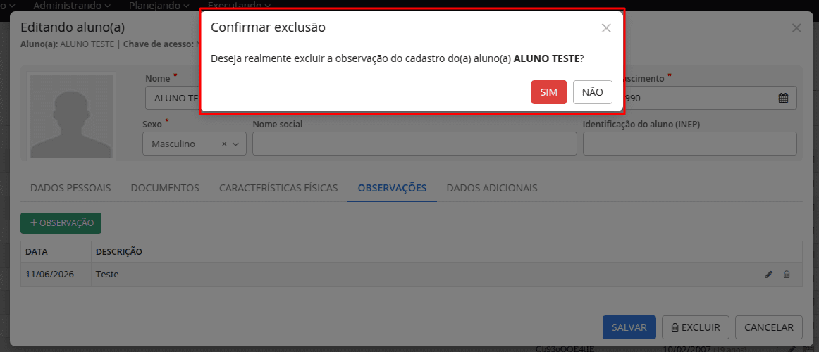 executando