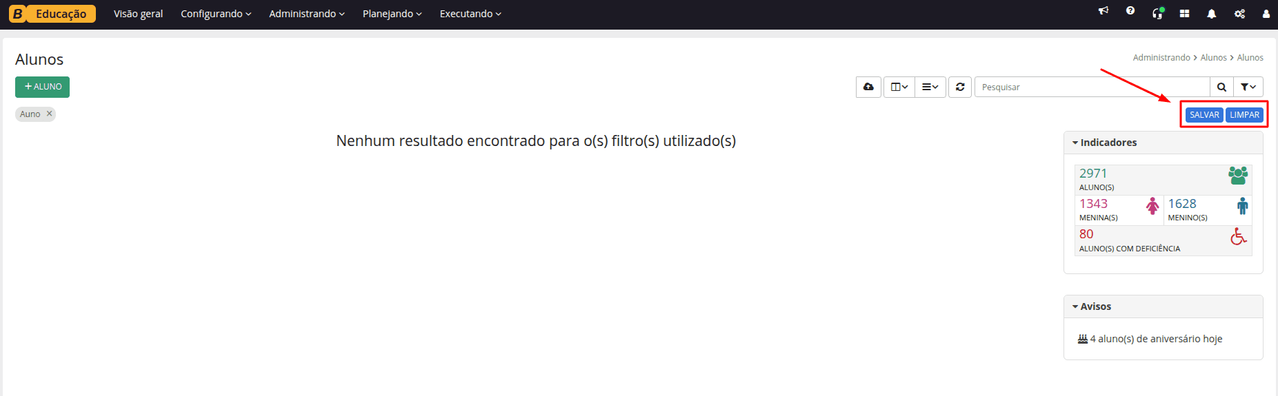 executando