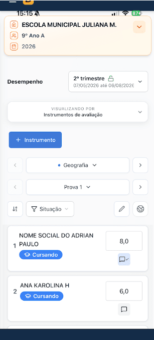 executando