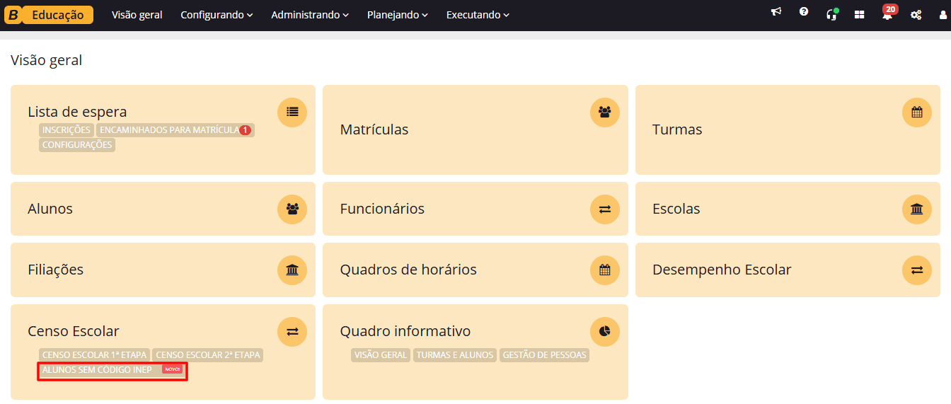 executando
