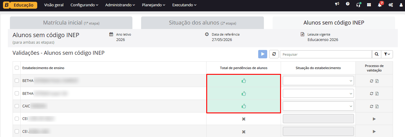 executando