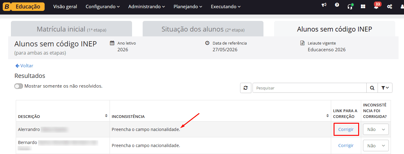 executando